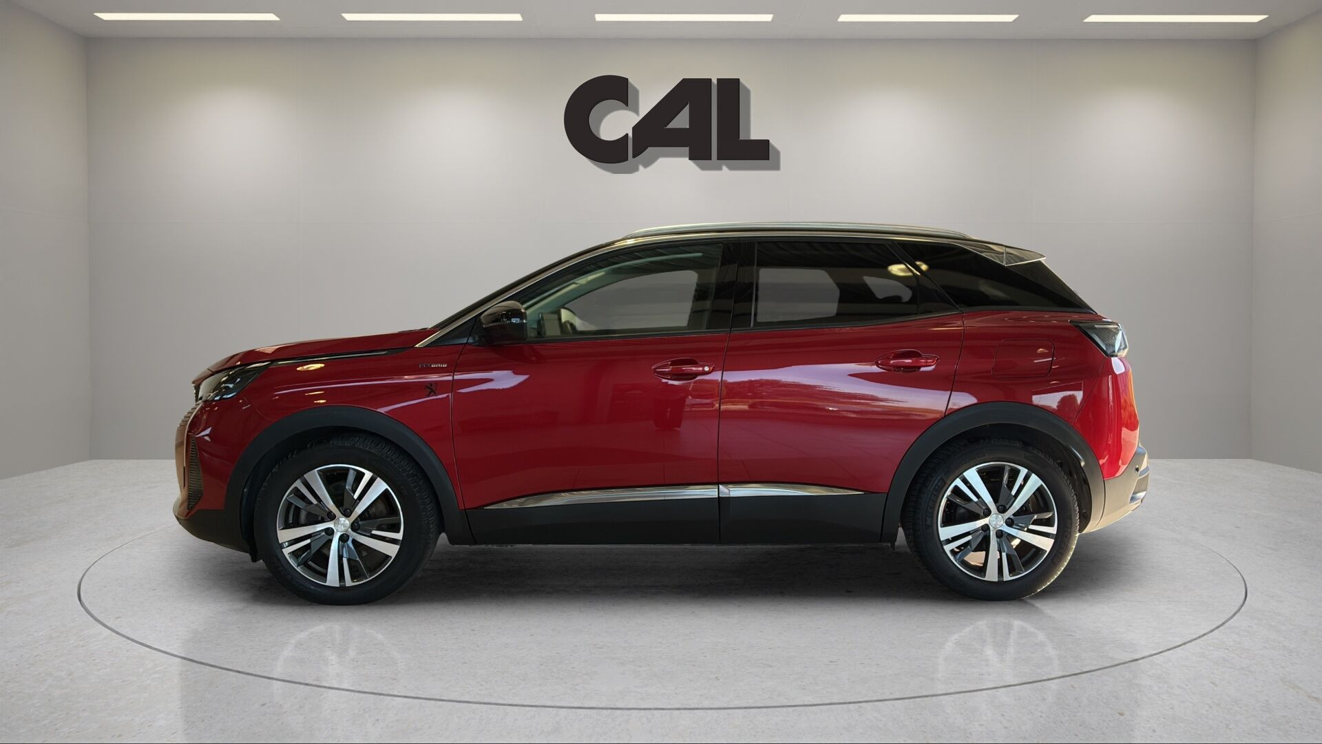 Rød Peugeot 3008 fra 2021