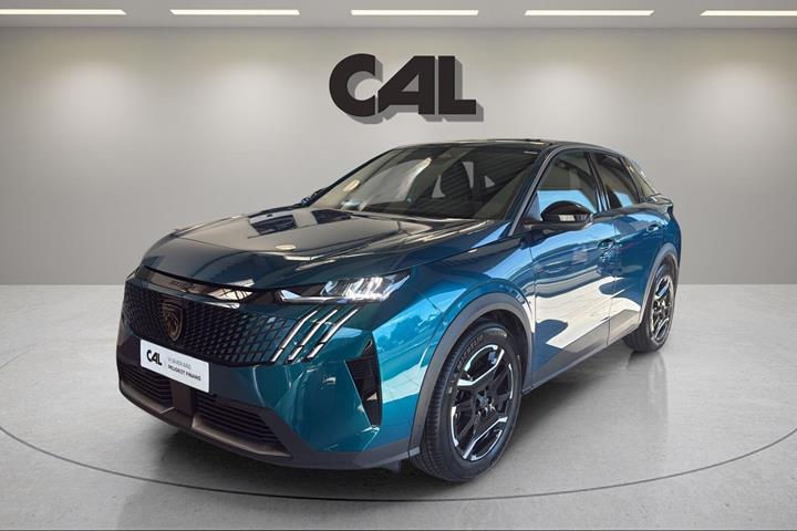 Blå Peugeot e-3008 fra 2025