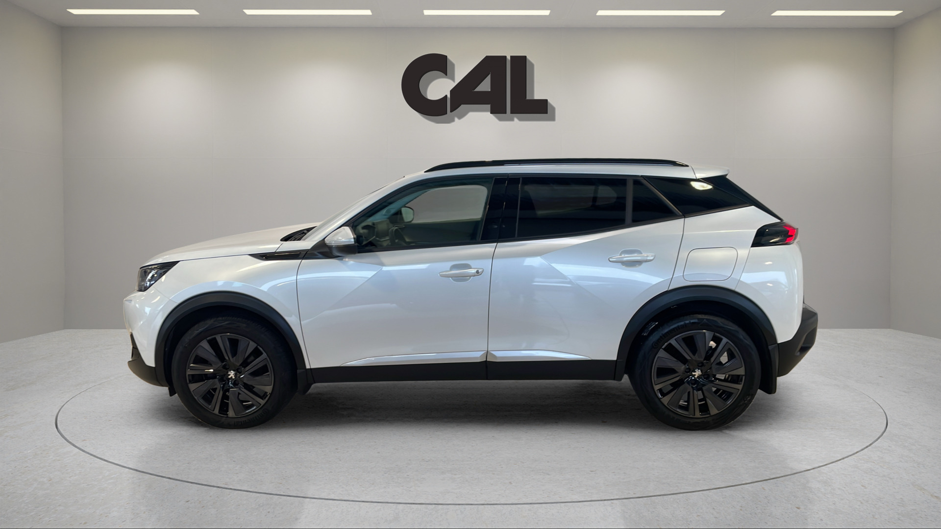 Hvid Peugeot 2008 fra 2021