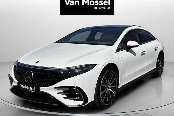 Hvid Mercedes EQS 450+ fra 2022