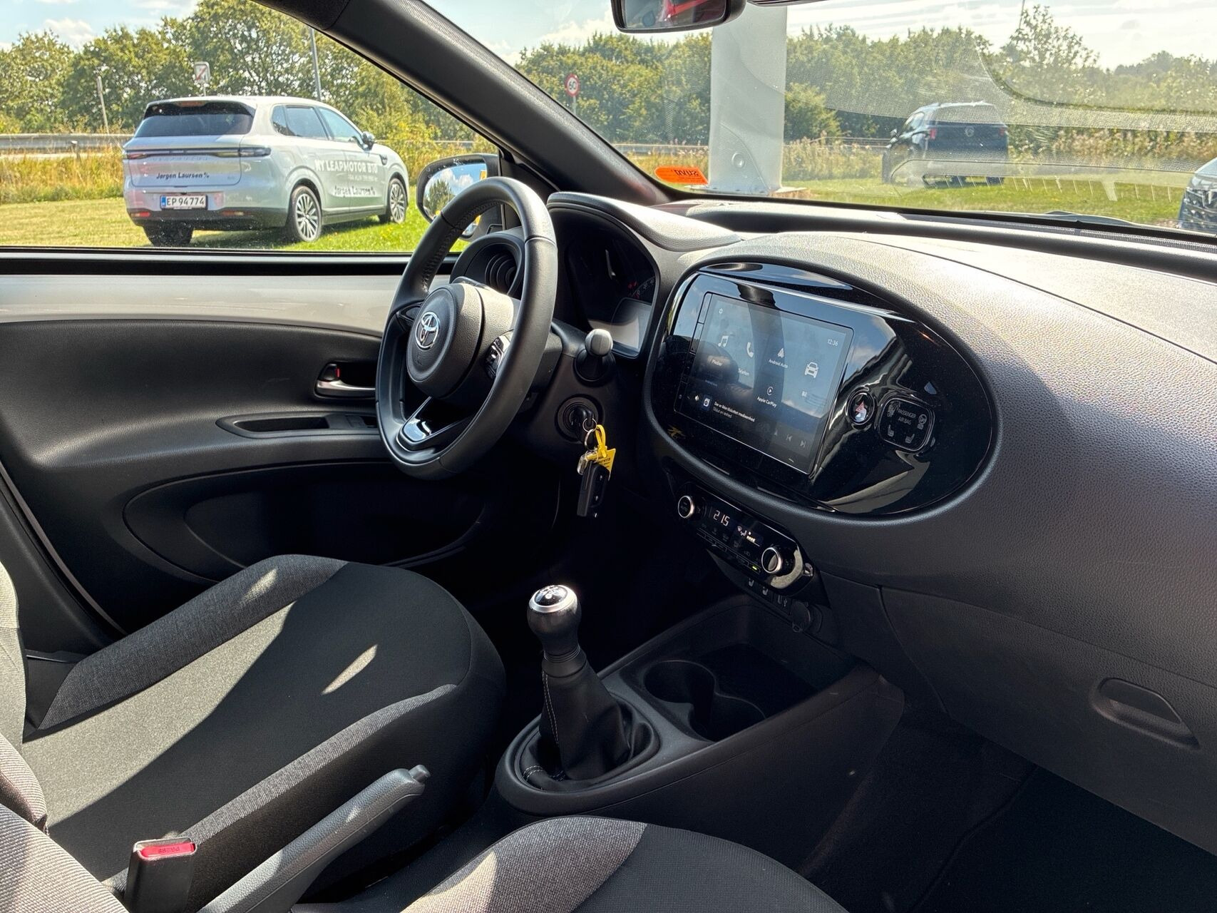 Hvid Toyota Aygo X fra 2024