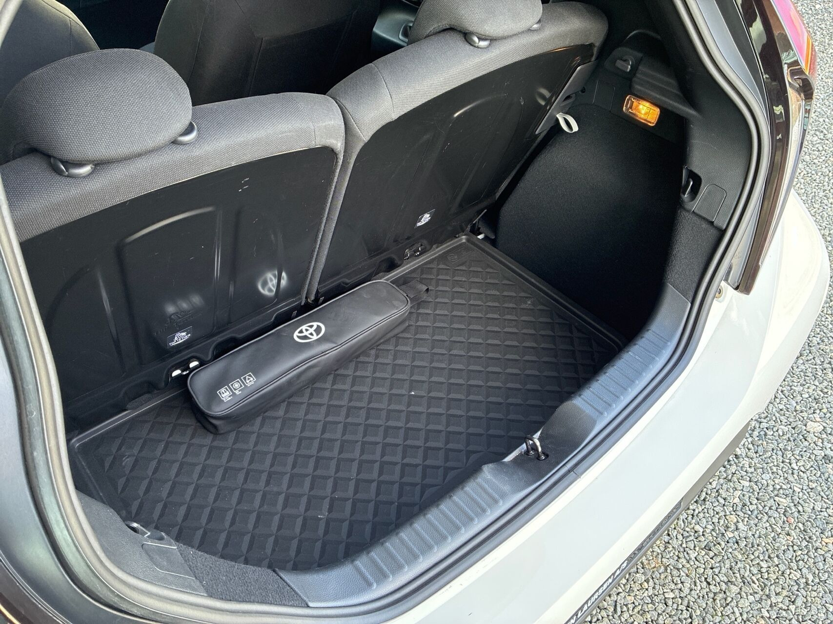 Hvid Toyota Aygo X fra 2024