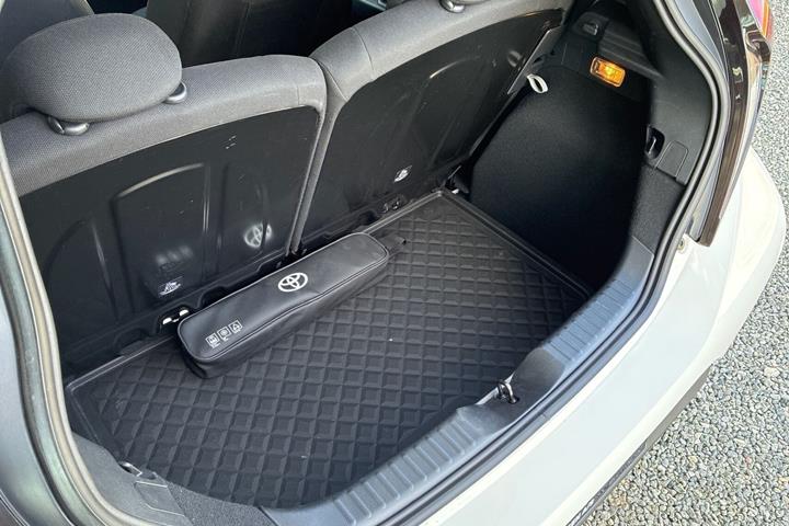 Hvid Toyota Aygo X fra 2024