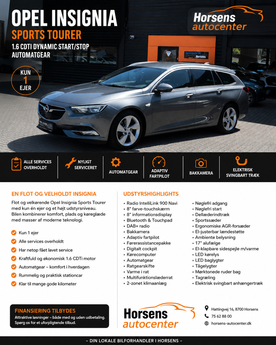 Opel Insignia 2,0 CDTi 170 Dynamic Sports Tourer aut.