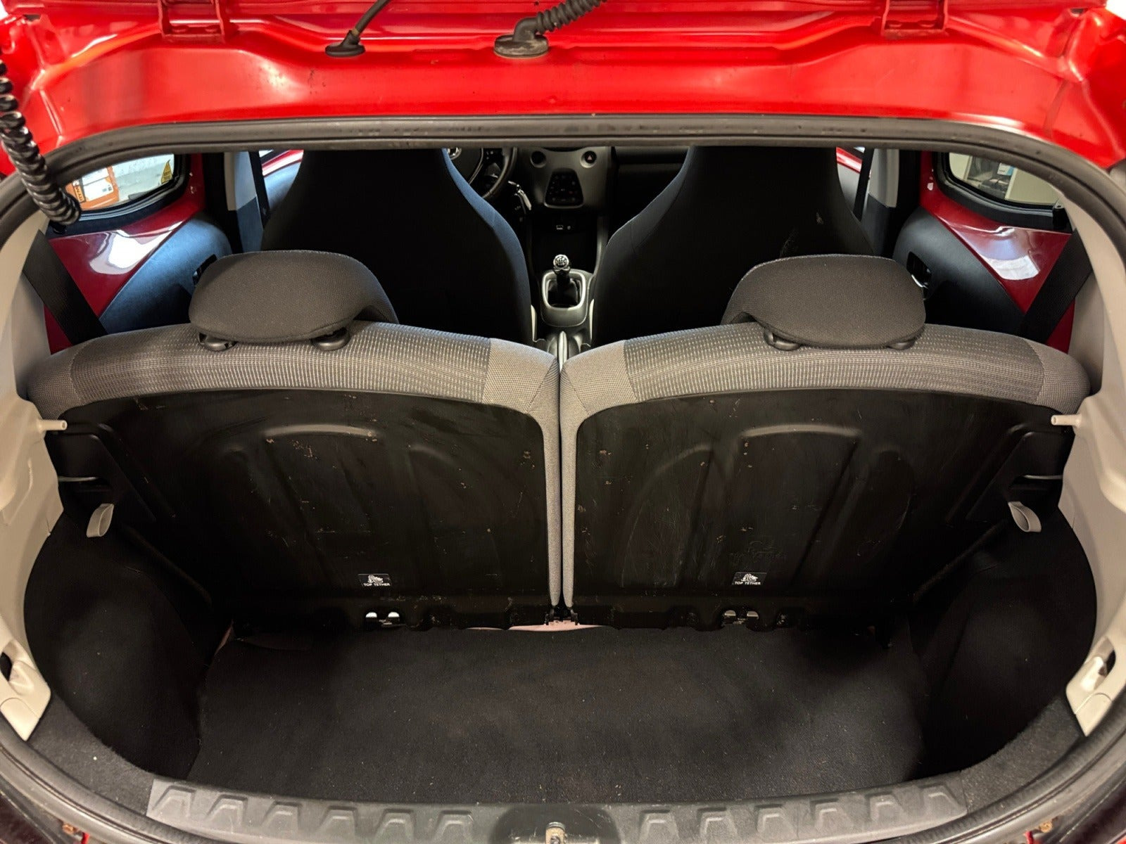 Rød Toyota Aygo fra 2021