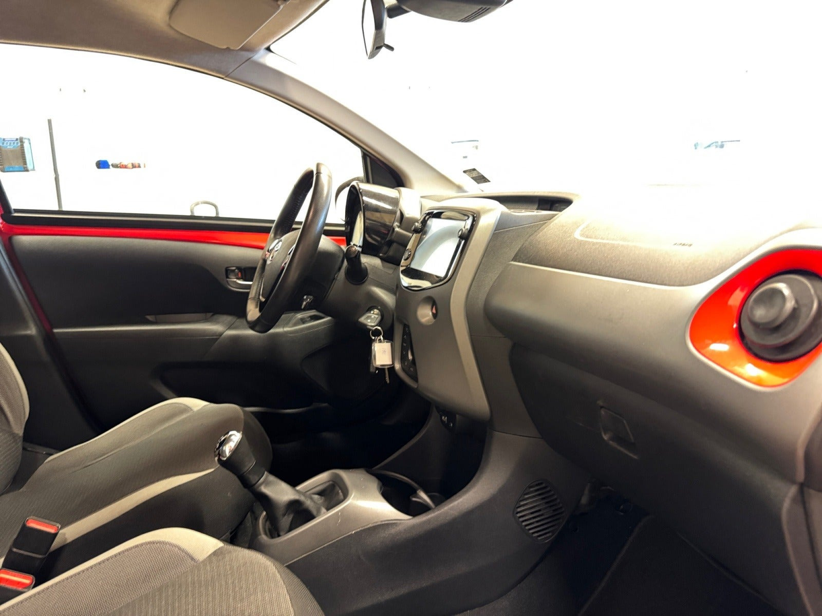 Rød Toyota Aygo fra 2021