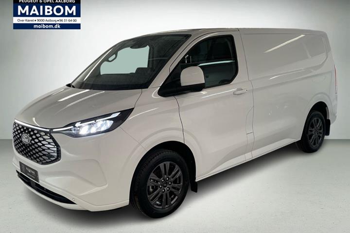 Hvid Ford E-Transit Custom 320 L1 fra 2026