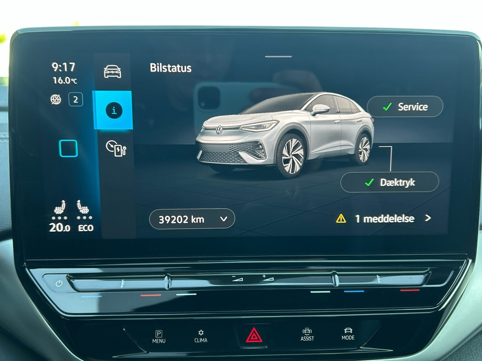 Hvid VW ID.5 fra 2023