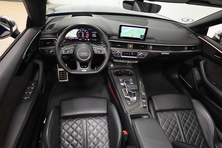 Blå Audi S5 fra 2017