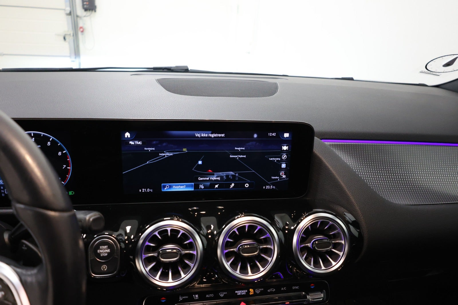 Sort Mercedes GLA200 fra 2022