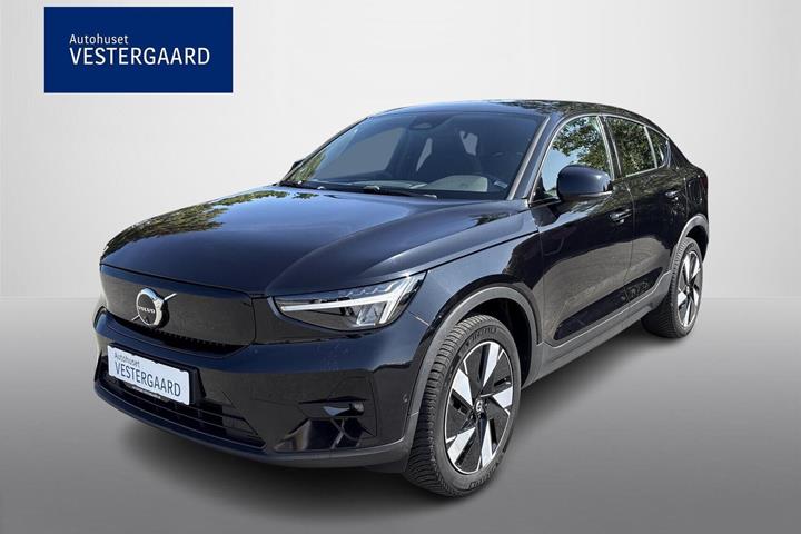 Sort Volvo C40 fra 2024 set udefra
