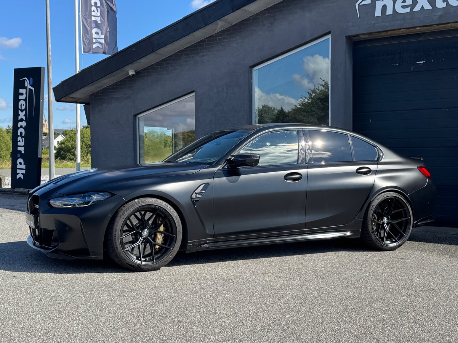 Sort BMW M3 fra 2022