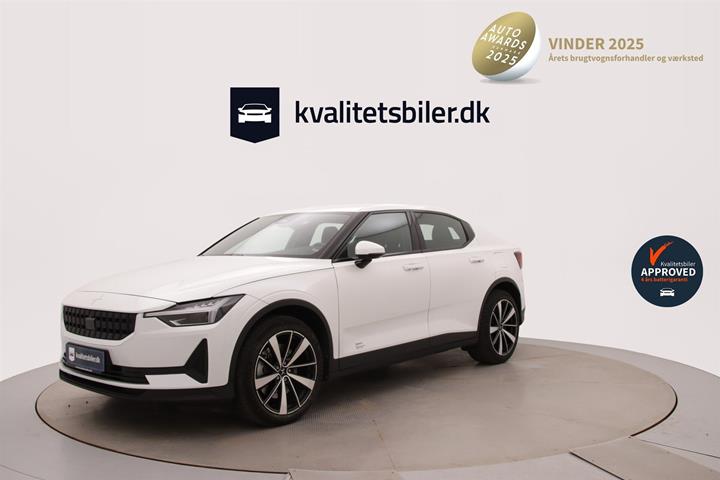 Hvid Polestar 2 fra 2021