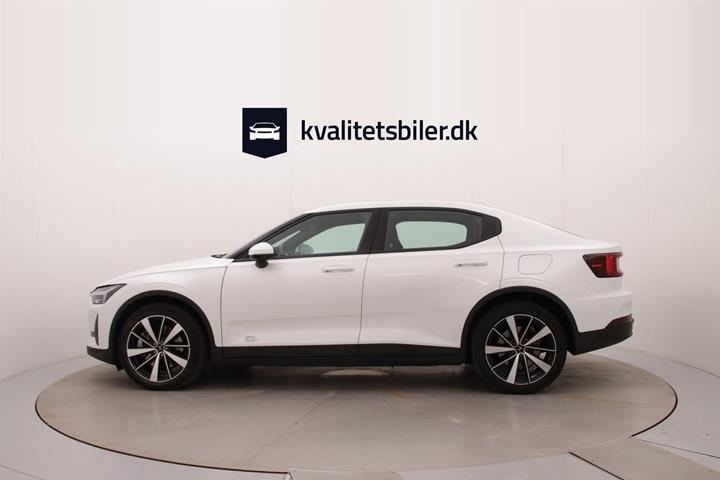 Hvid Polestar 2 fra 2021