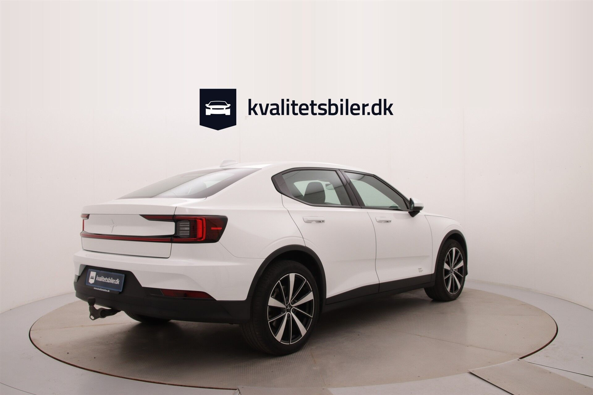 Hvid Polestar 2 fra 2021