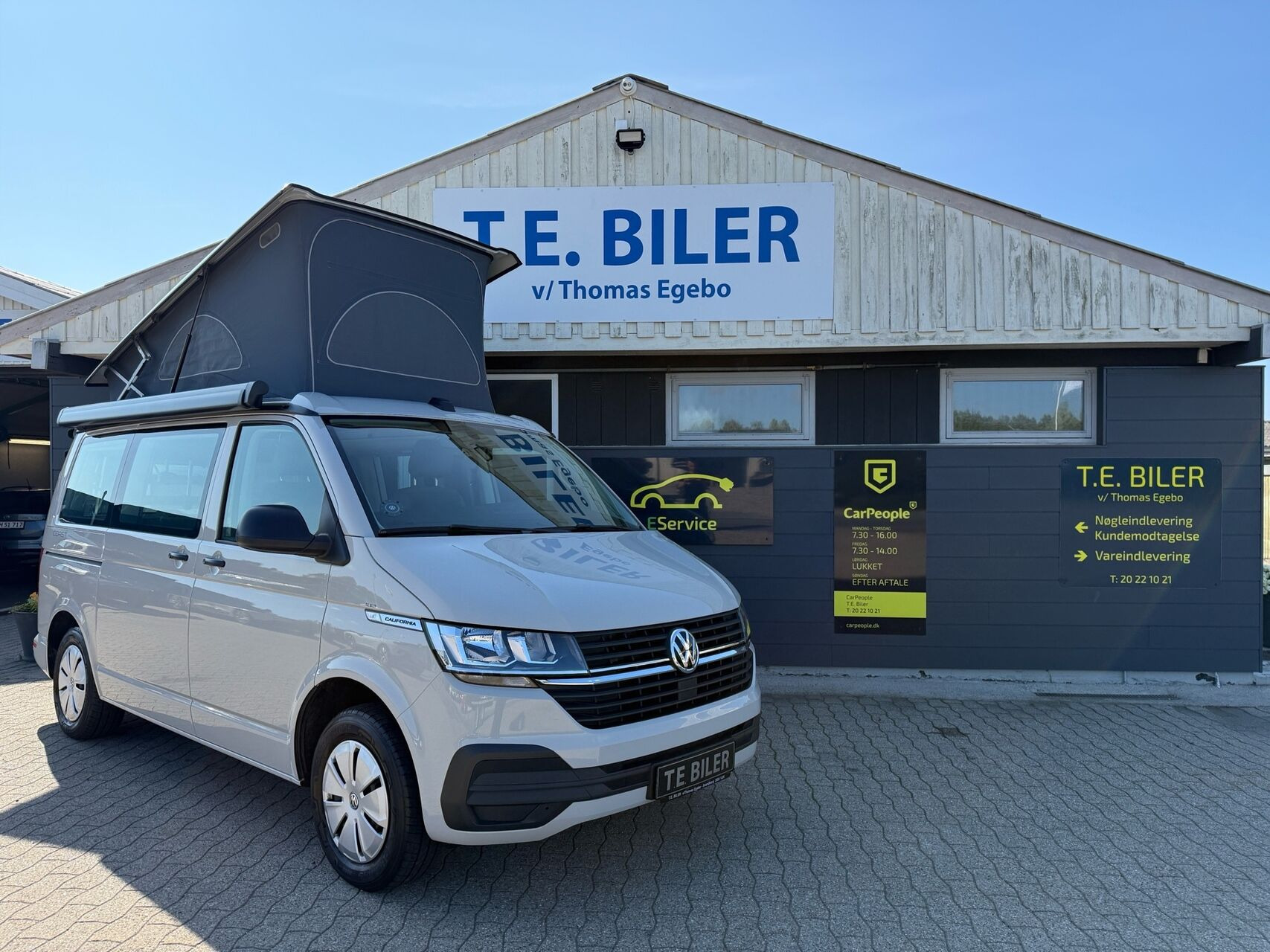 Grå VW California fra 2021