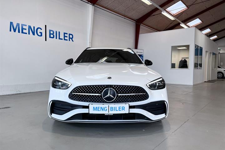 Hvid Mercedes C220 d fra 2022