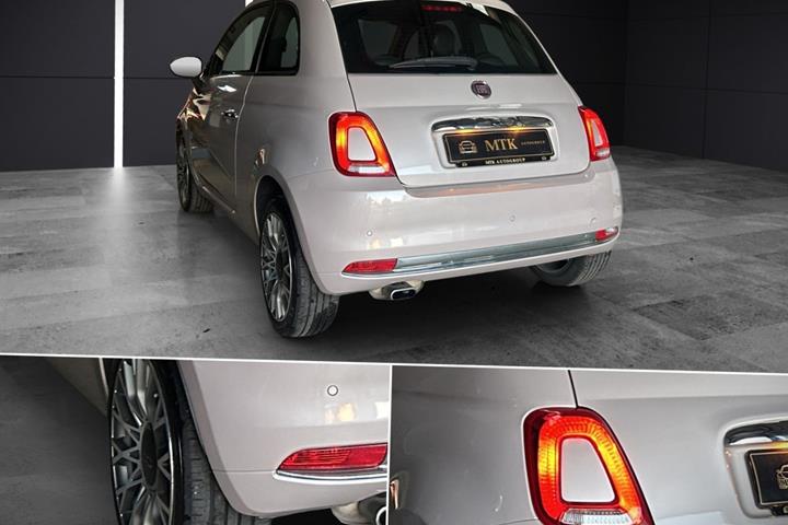 Pink Fiat 500 fra 2020