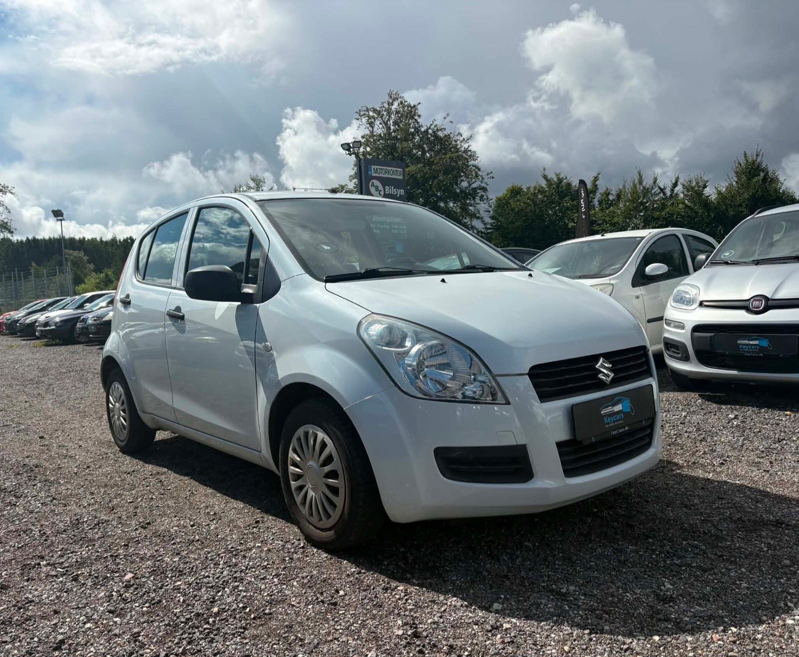 Hvid Suzuki Splash fra 2010