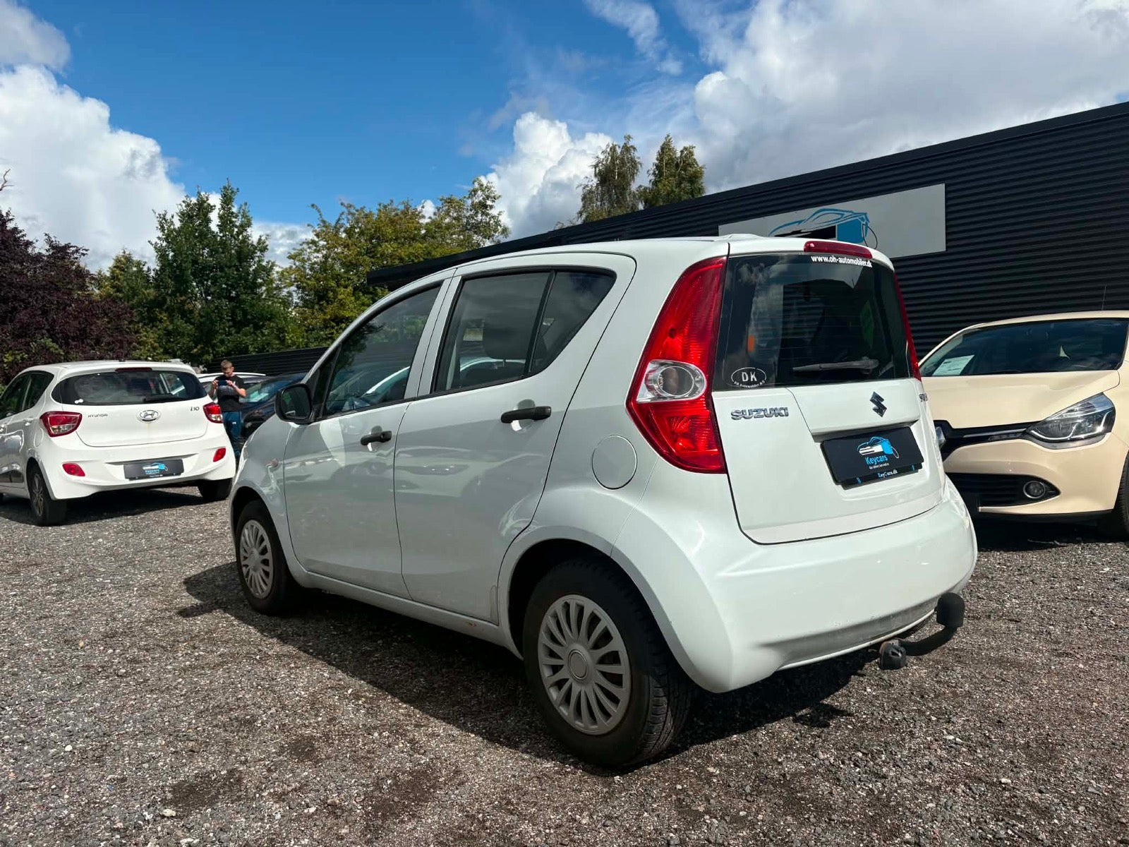 Hvid Suzuki Splash fra 2010
