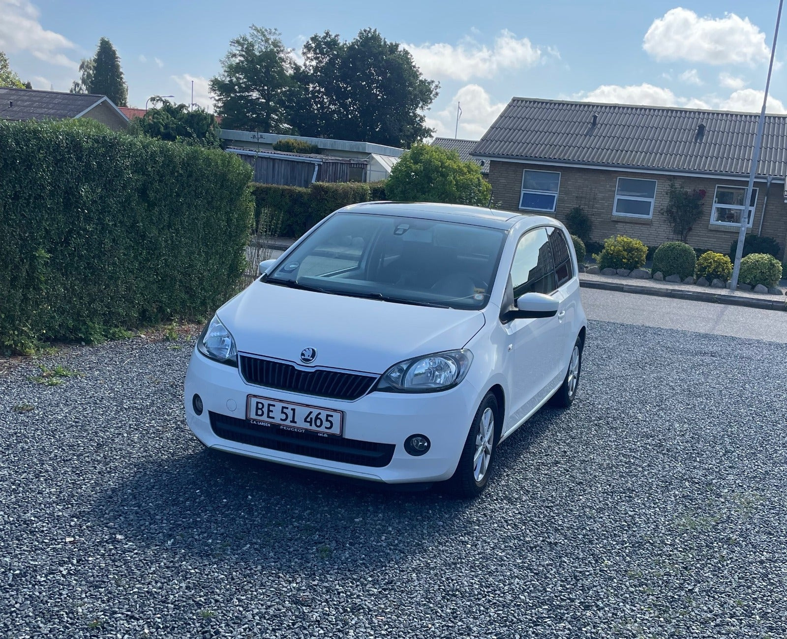 Hvid Skoda Citigo fra 2013