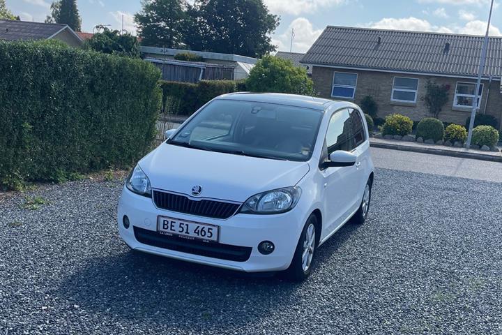 Hvid Skoda Citigo fra 2013