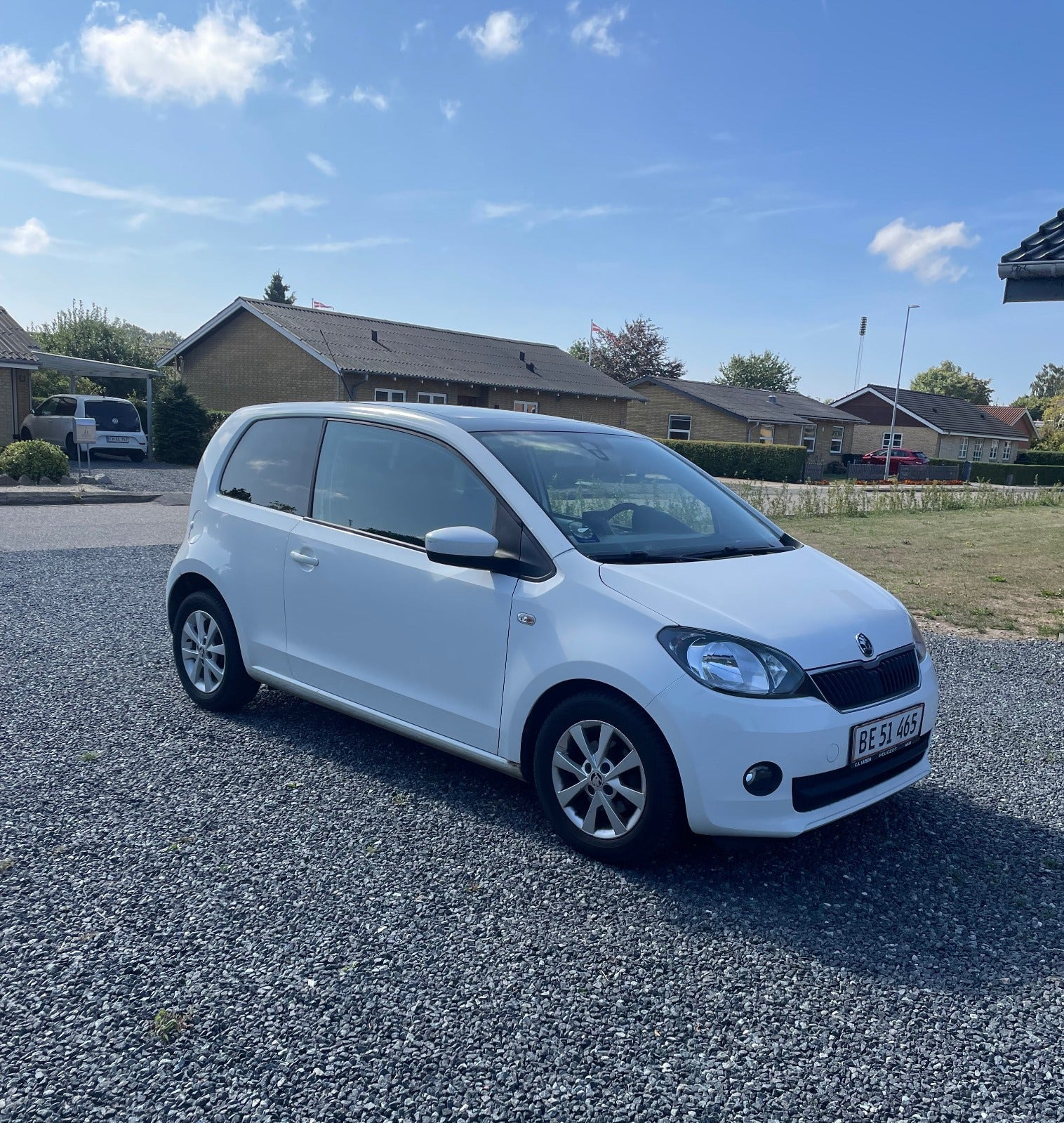 Hvid Skoda Citigo fra 2013