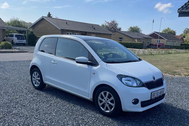 Hvid Skoda Citigo fra 2013