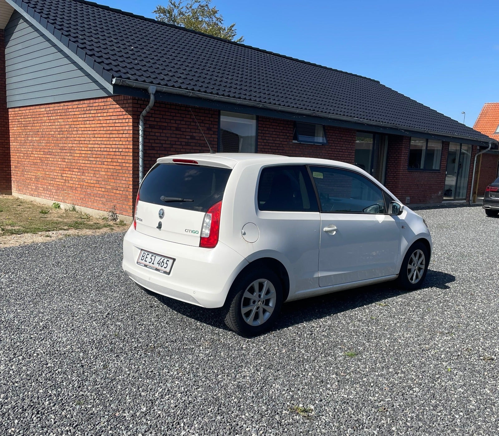 Hvid Skoda Citigo fra 2013