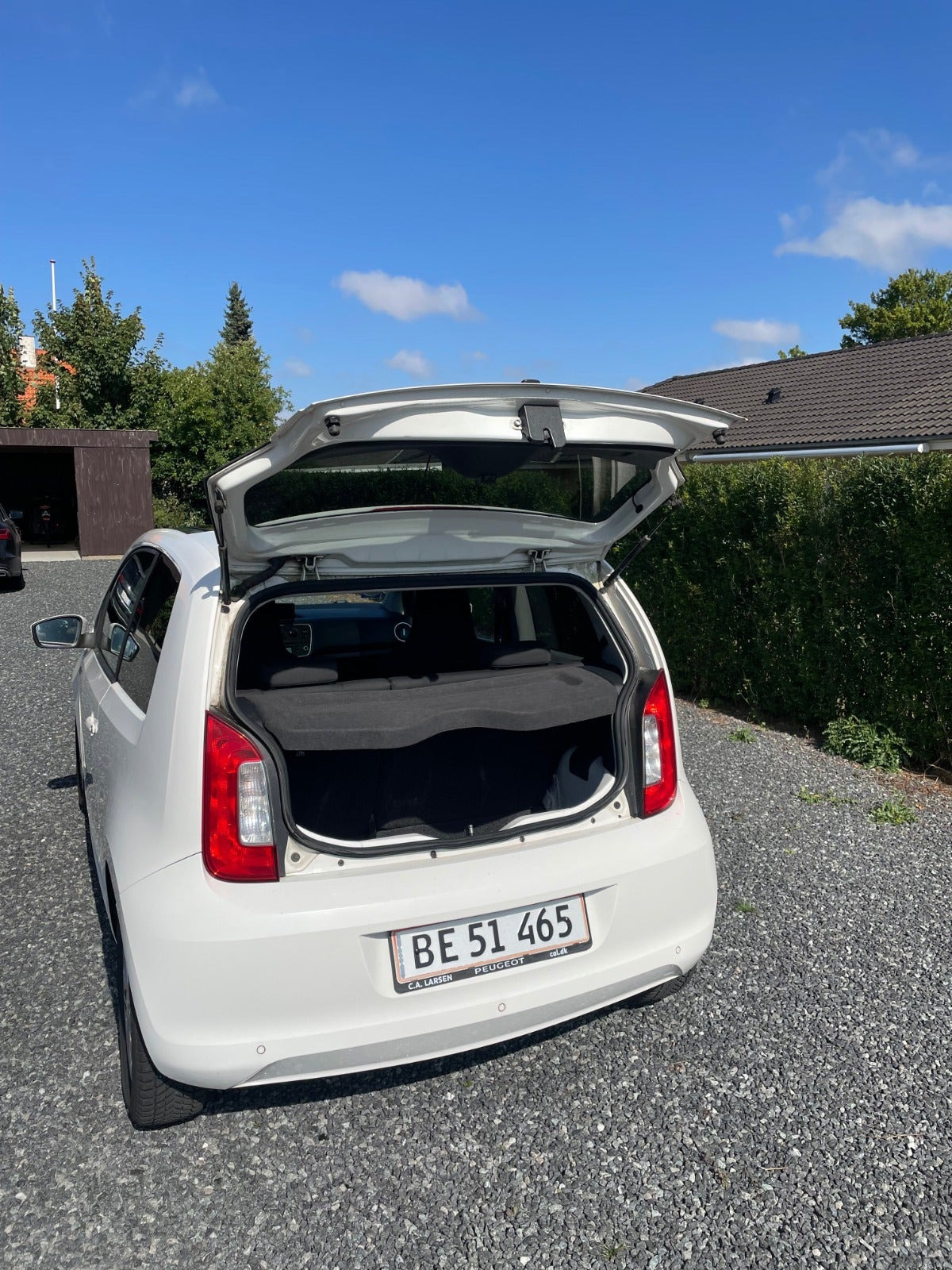 Hvid Skoda Citigo fra 2013