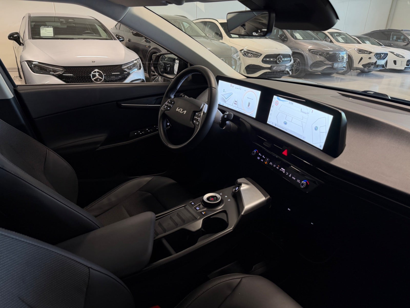 Grå Kia EV6 fra 2024