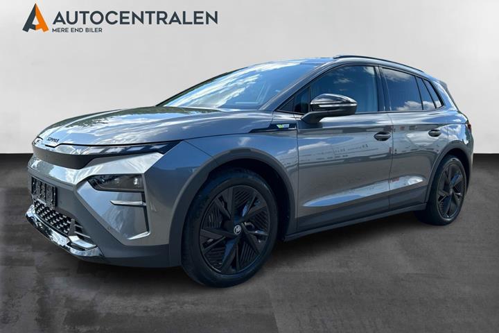 Grå Skoda Elroq fra 2027 set udefra