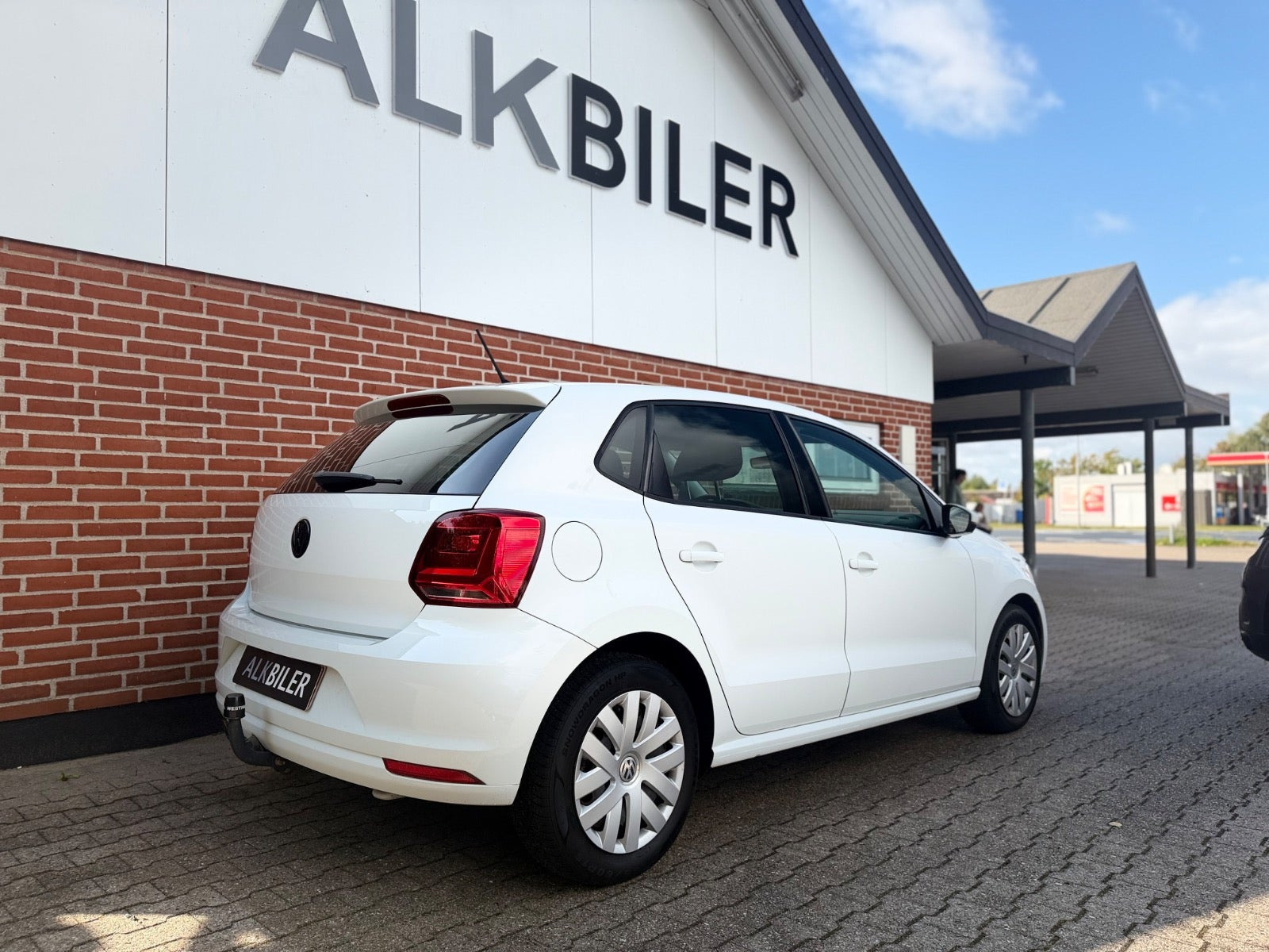 Hvid VW Polo fra 2015
