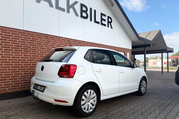 Hvid VW Polo fra 2015