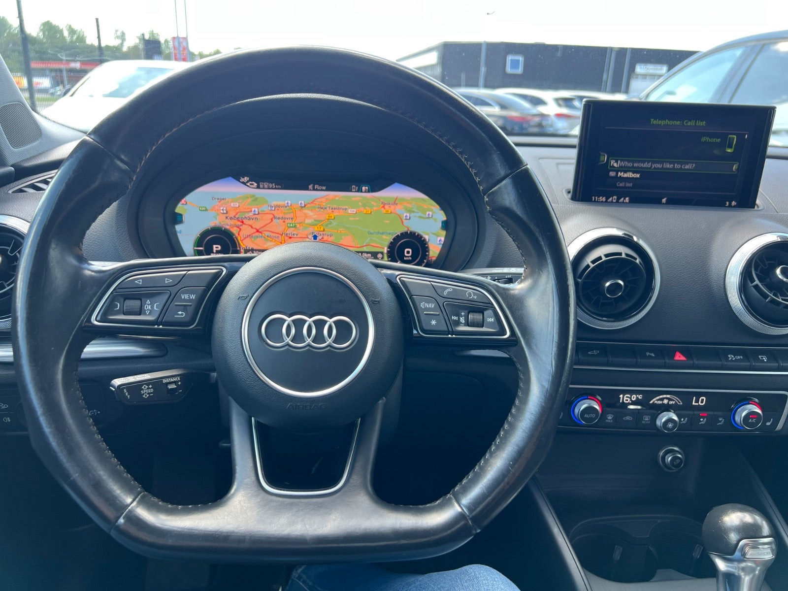 Hvid Audi A3 fra 2017