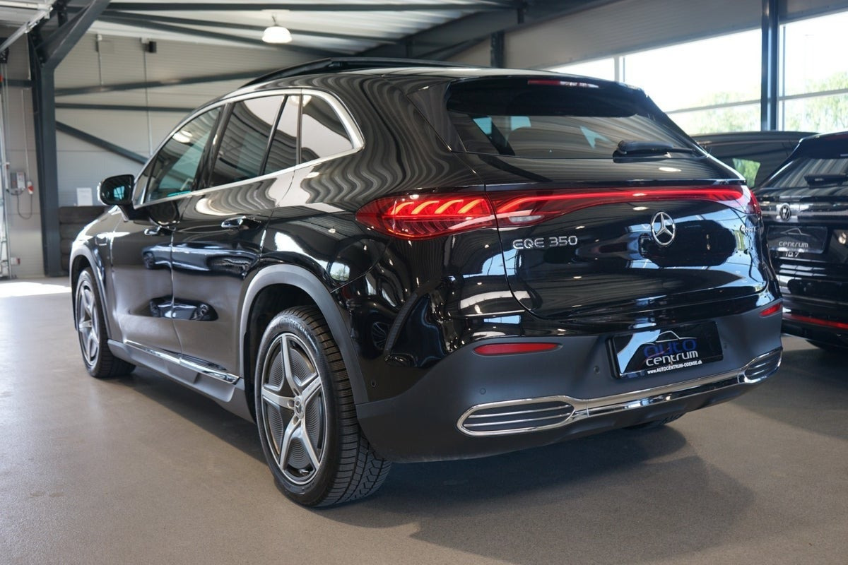 Sort Mercedes EQE350 SUV fra 2025