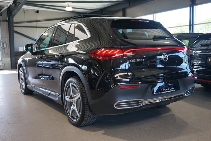 Sort Mercedes EQE350 SUV fra 2025