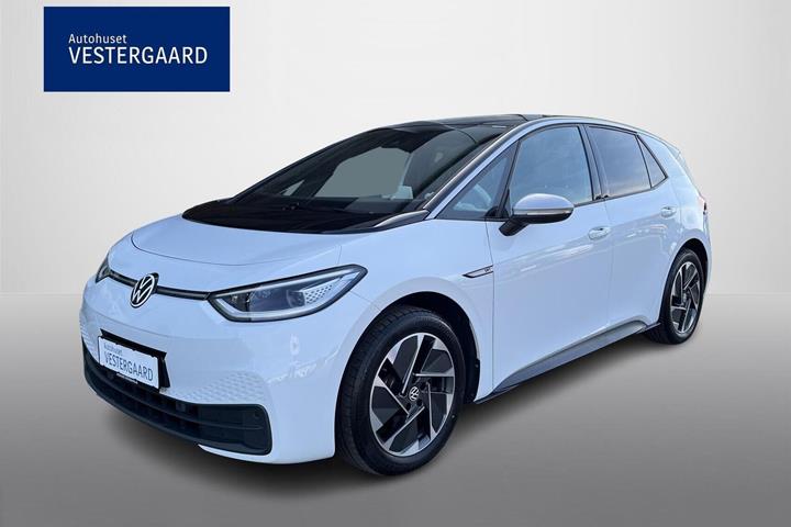 Hvid VW ID.3 fra 2020