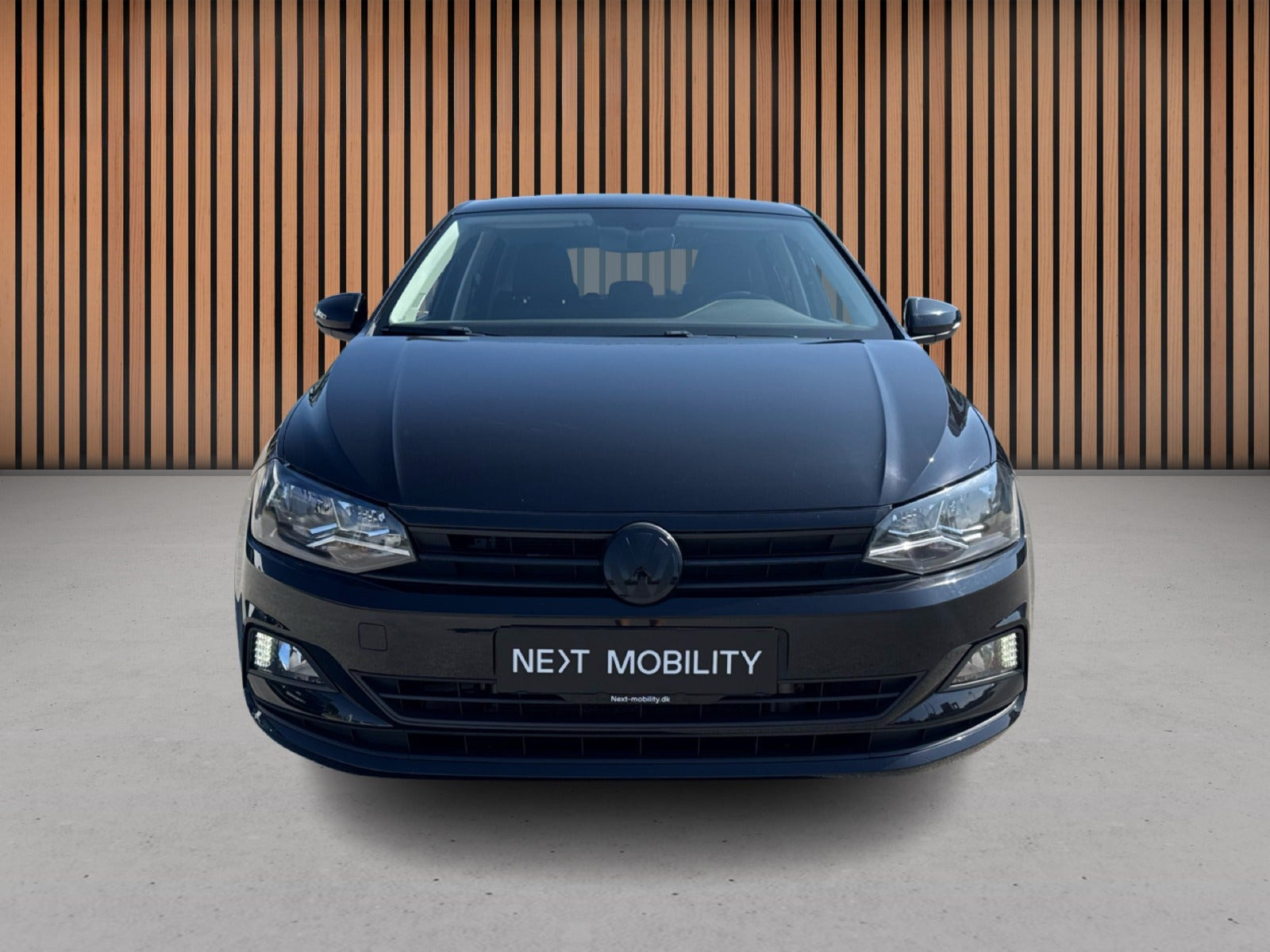 Sort VW Polo fra 2019