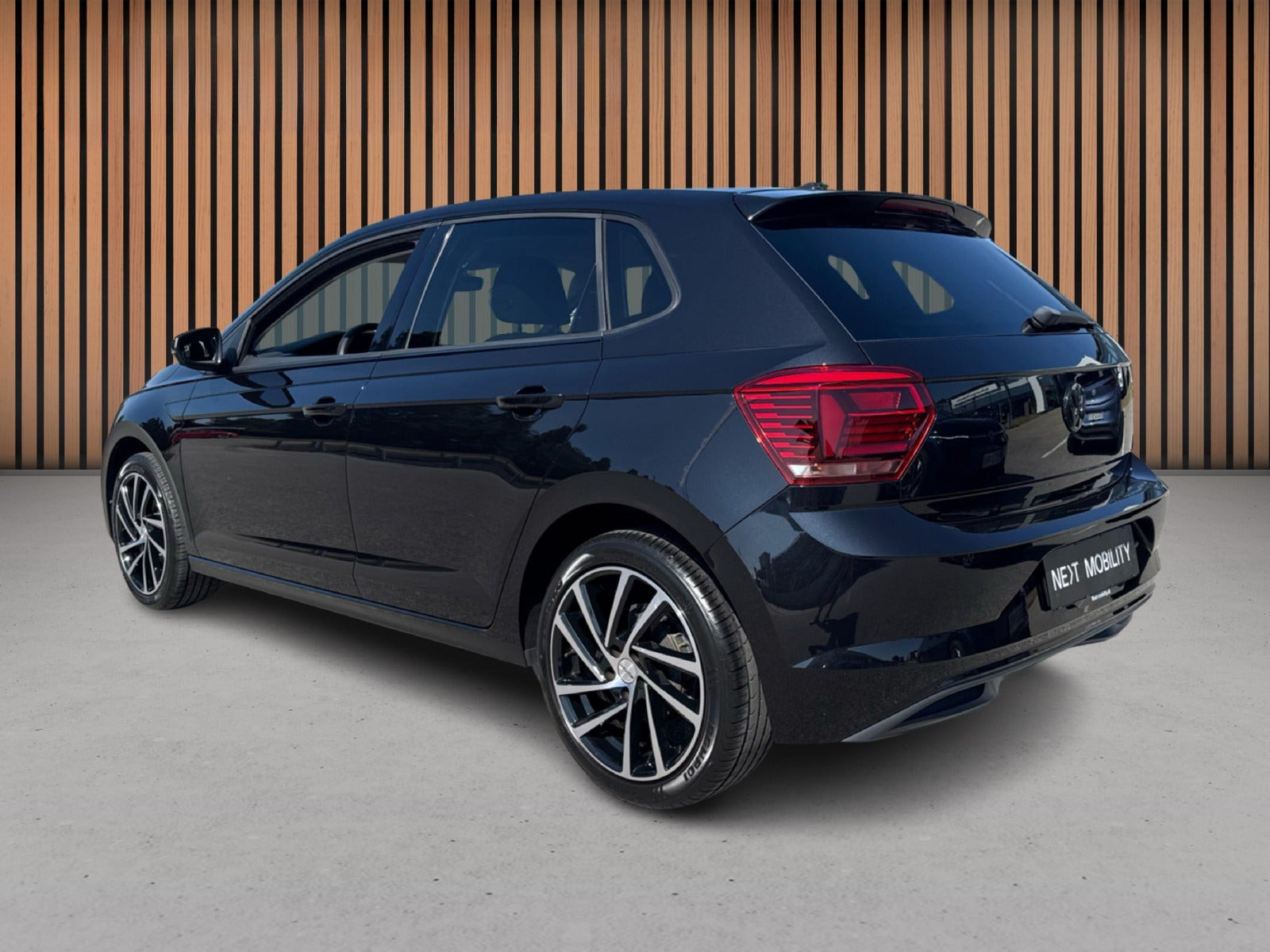 Sort VW Polo fra 2019