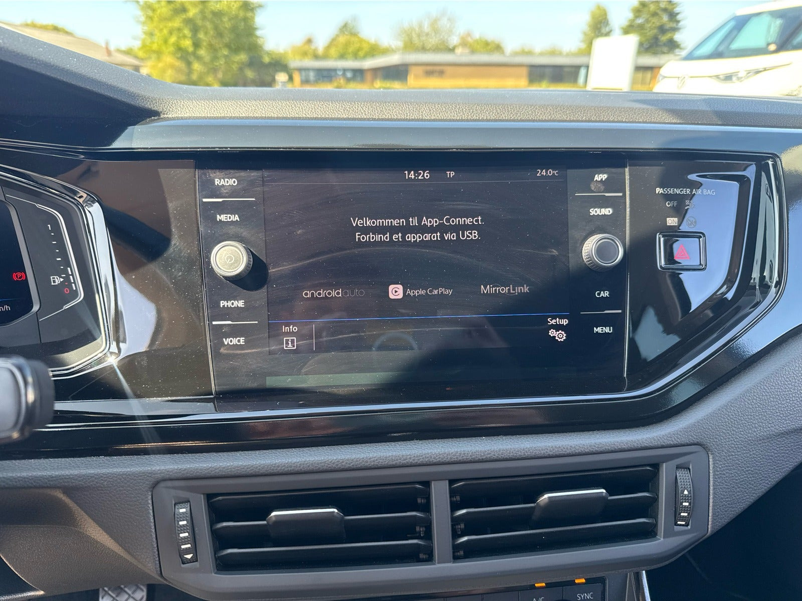 Sort VW Polo fra 2019