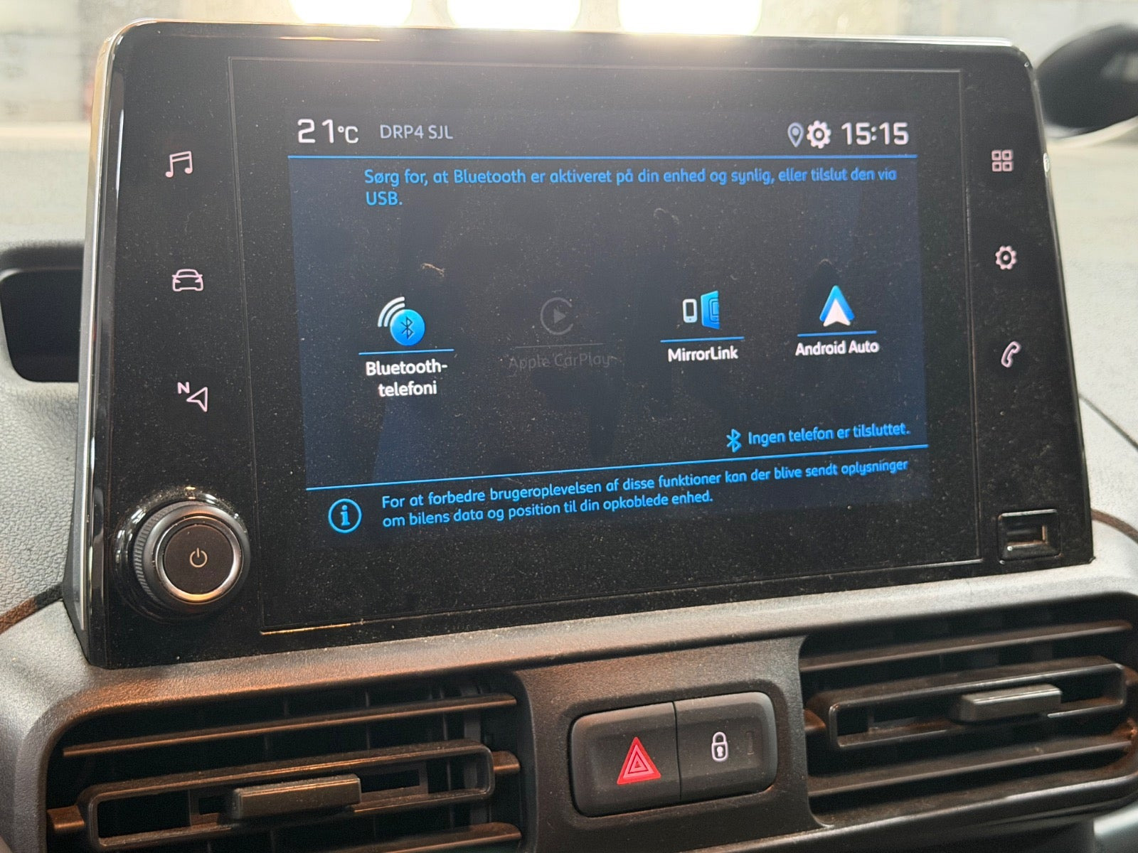Hvid Peugeot Partner fra 2019
