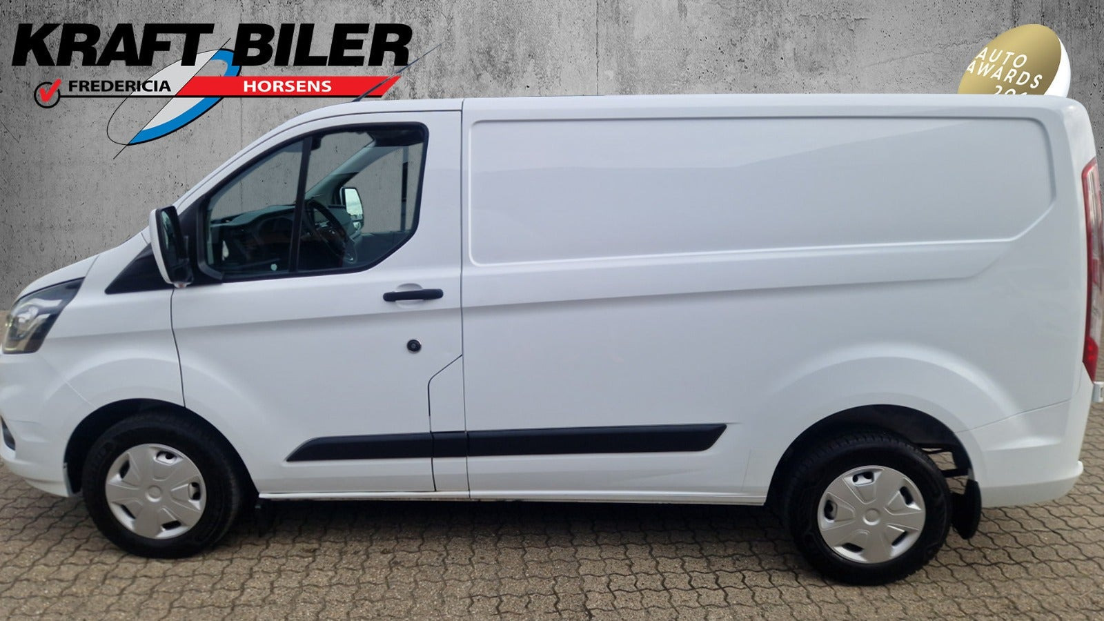 Hvid Ford Transit Custom 300 L1 fra 2023