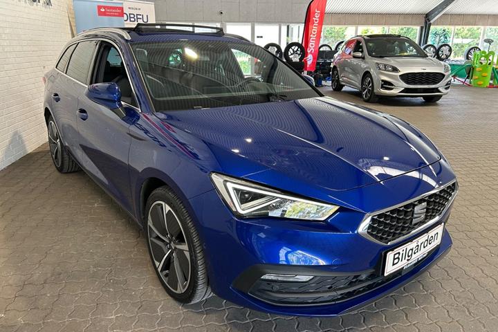 Blå Seat Leon fra 2021