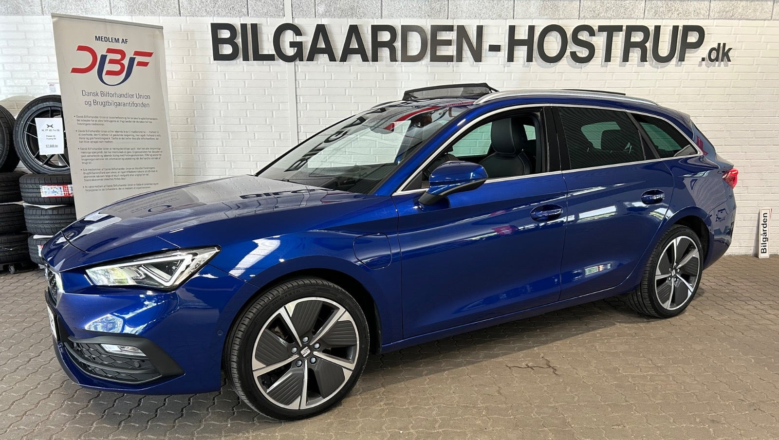 Blå Seat Leon fra 2021