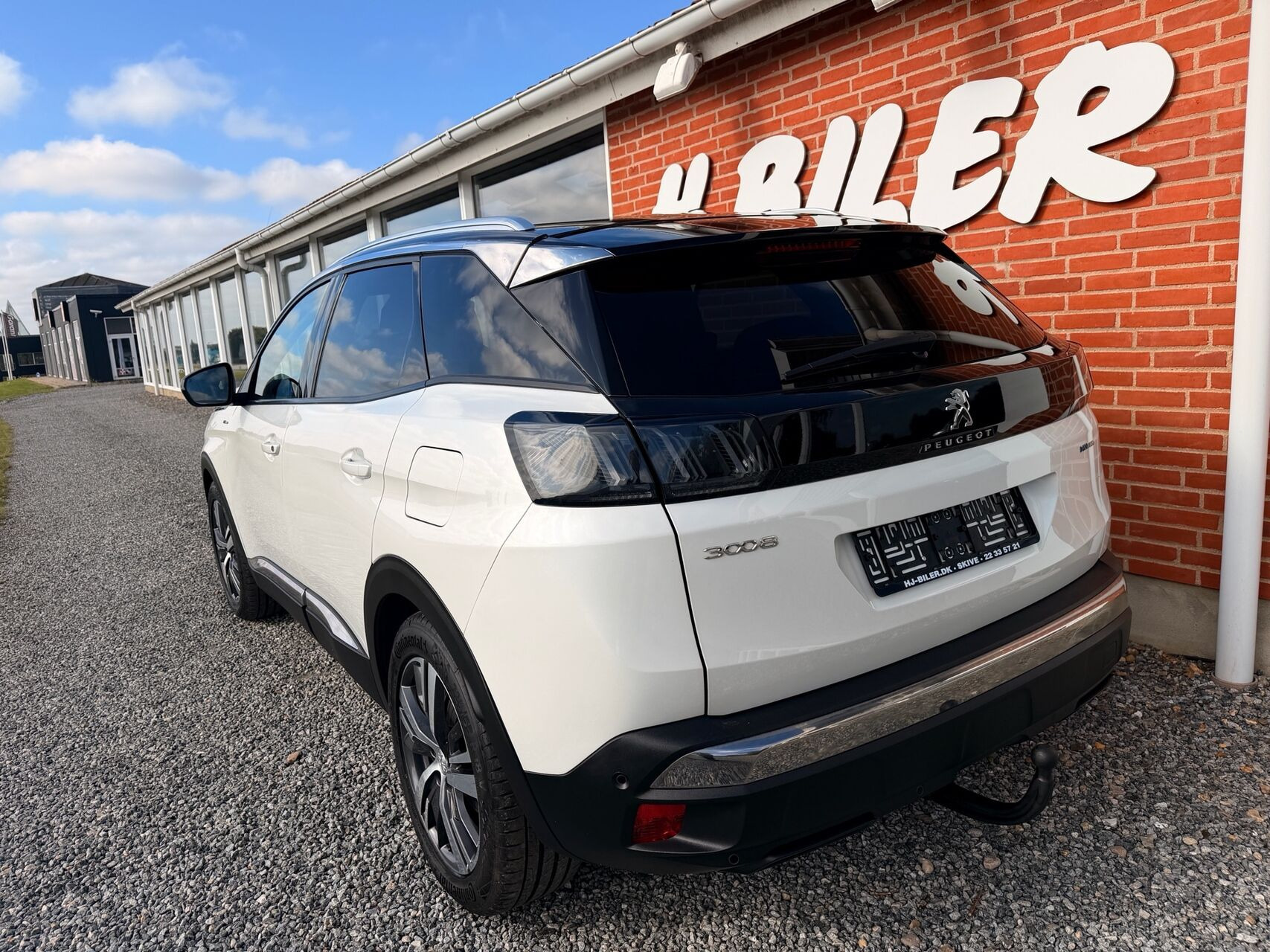 Hvid Peugeot 3008 fra 2021