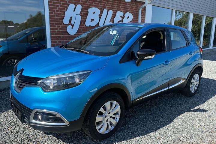 Blå Renault Captur fra 2017