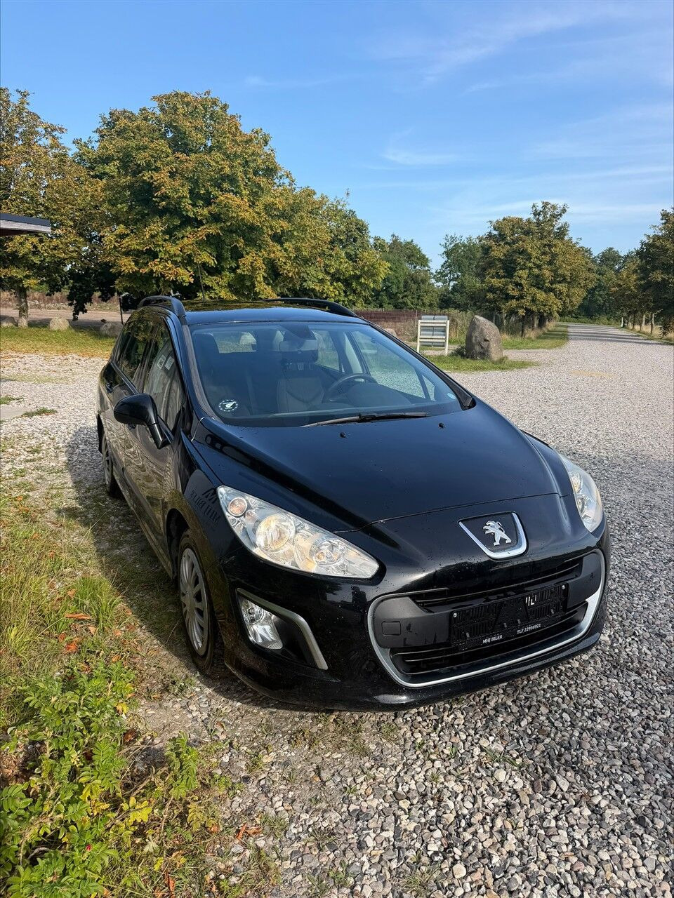 Sort Peugeot 308 fra 2011
