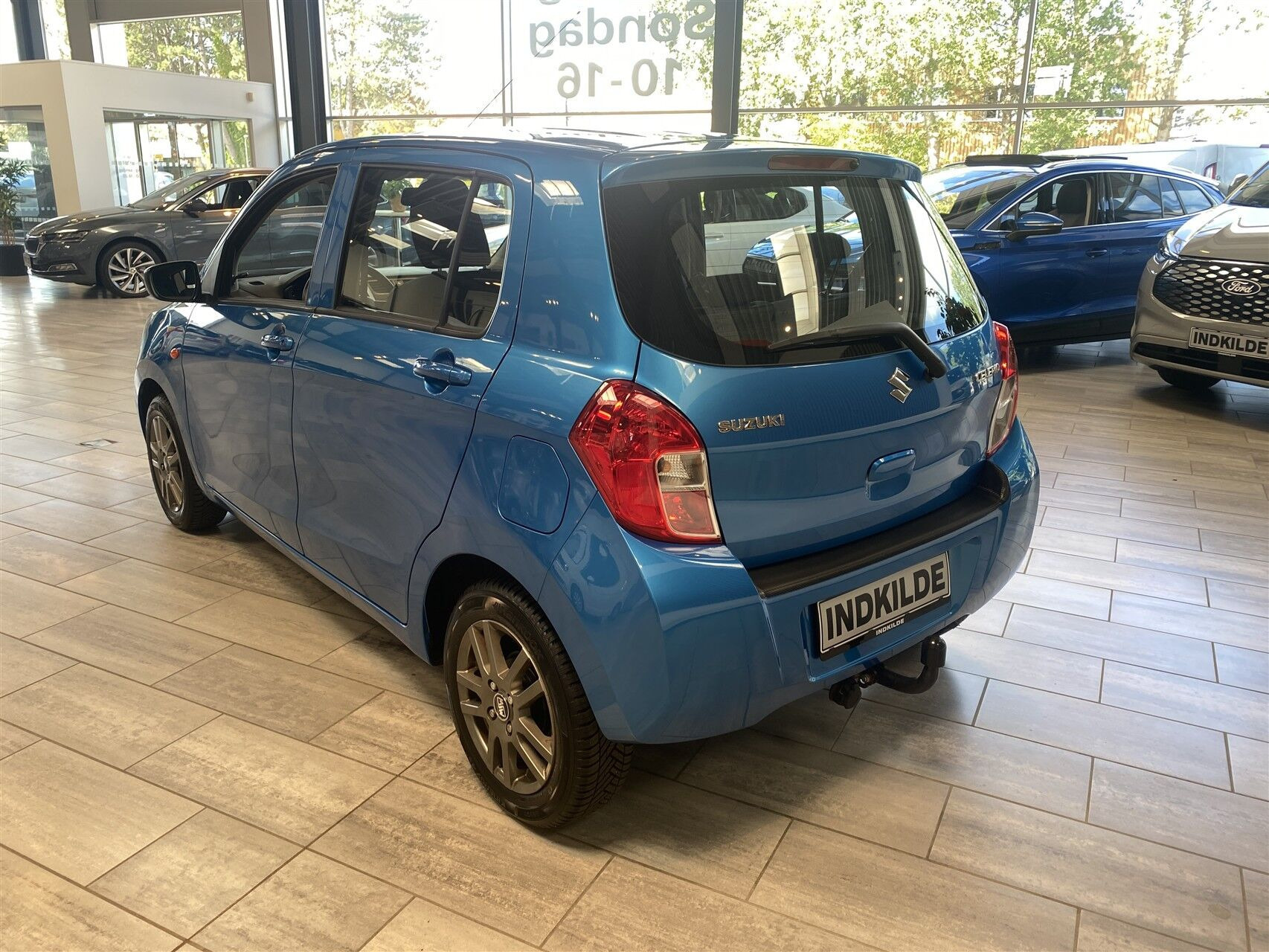 Blå Suzuki Celerio fra 2017