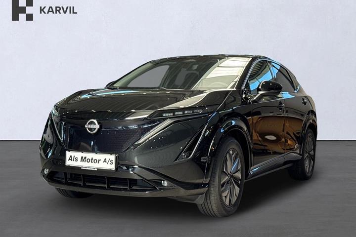 Sort Nissan Ariya fra 2026 set udefra
